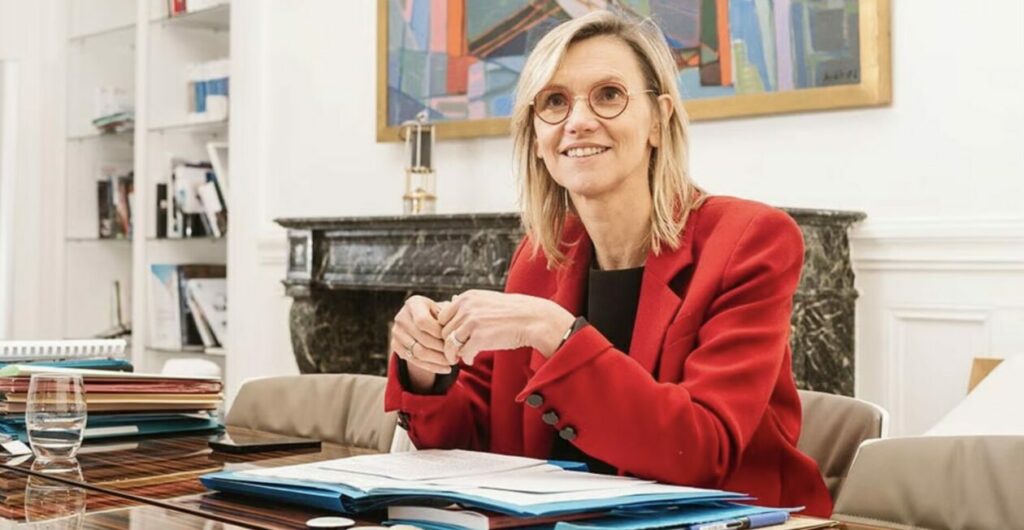 Agnès Pannier Runacher pour le journal La Tribune