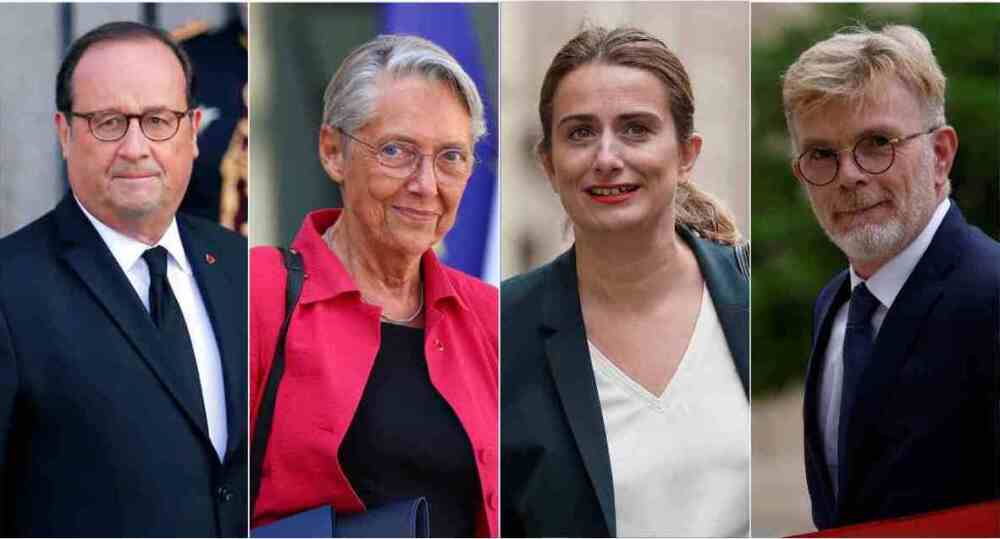 Elisabeth Borne Marine Tonnelier Marc Fesneau François Hollande