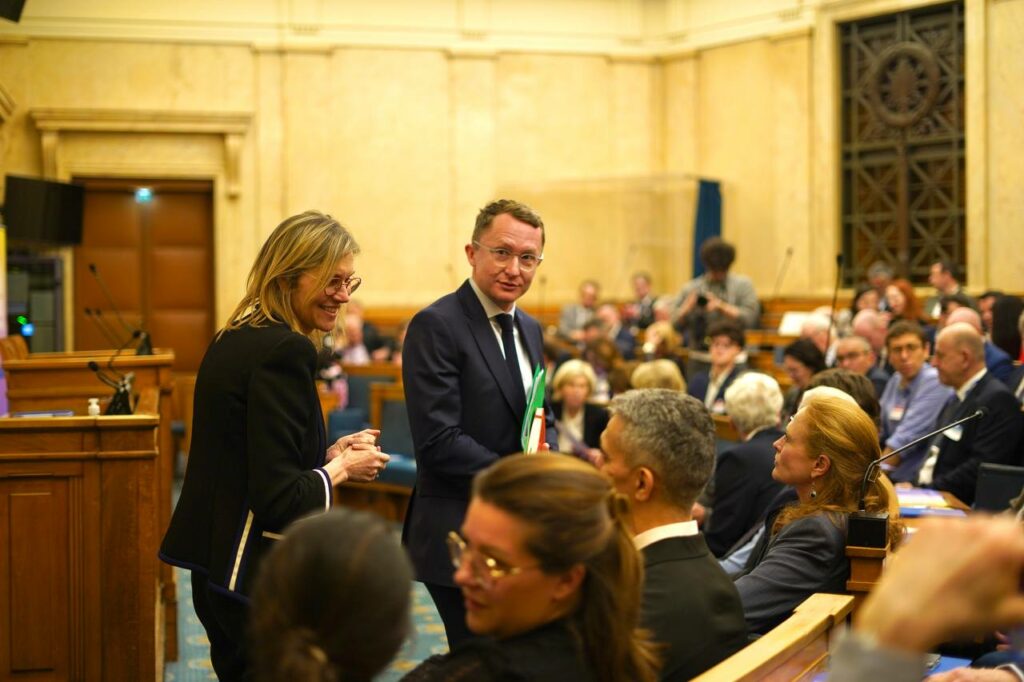 Agnès Pannier Runacher et Paul Midy au parlement des entreprises de taille intermédiaire